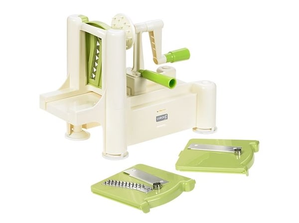 Lurch Spirali, Manuell, Krem, Grønn, Plast, Rustfritt stål, 160 mm, 310 mm, 230 mm