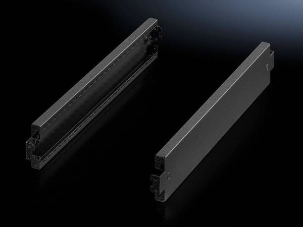 Rittal 8640.036, Sidedeksel, Sort, Stål, 100 mm, 120 cm, 4,06 kg