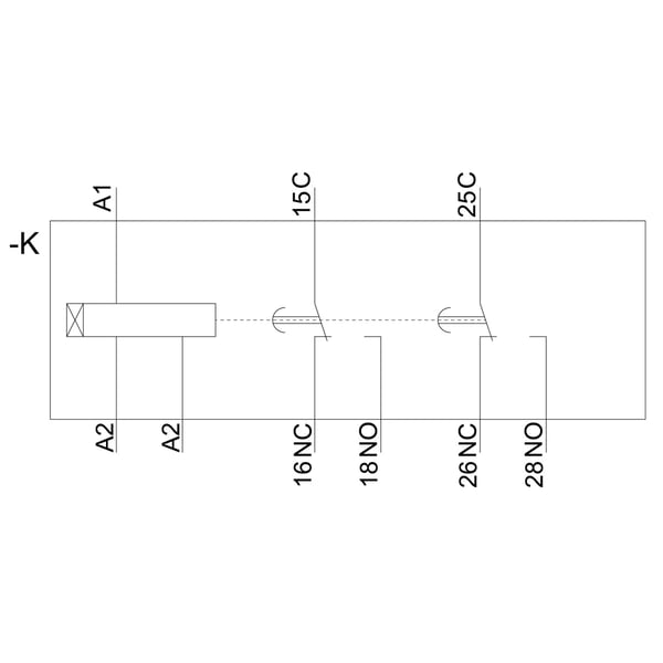 Siemens 3RP252525-2BW30 Tidsrelä 1 st
