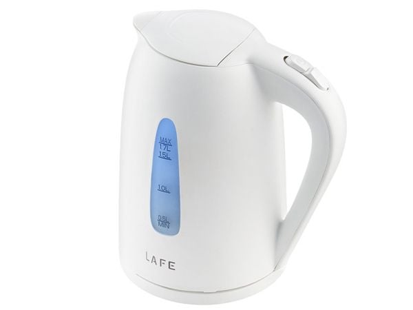 Lafe Essential White, 1,7 l, 2200 W, Hvit, Vannivåindikator, Overopphetingsbeskyttelse, Filtrering
