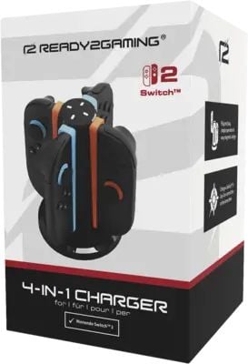 "ready2gaming 4-i-1-lader for Nintendo Switch 2