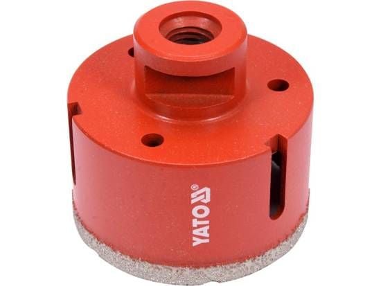 Yato YT-60447, Pora, Timanttiporanterä, 6,8 cm, Keraaminen, Graniitti, Hiiliteräs, Punainen