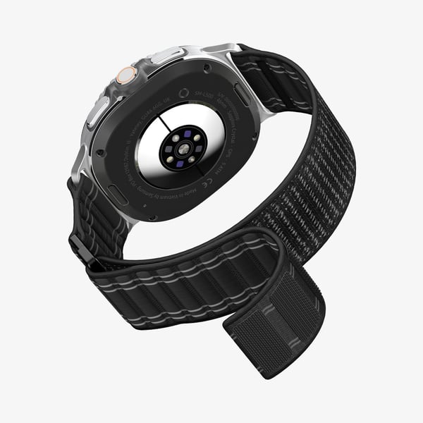 Spigen WBF0, Band, Smartklokke, Svart, Samsung, Watch 8 (40/44 mm)/Watch 8 Classic (46mm), Stoff