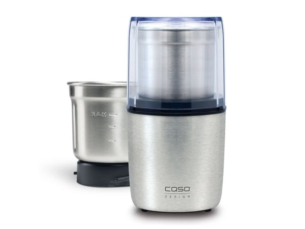 Caso 1831 kaffe- og krydderkvern 200 W, 4–8 kopper, rustfritt stål
