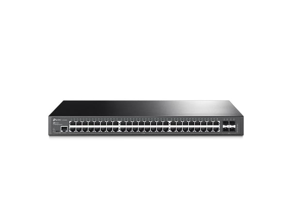 TP-Link JetStream T2600G-52TS - Kytkin - Administreret - 48 x 10/100/1000 + 4 x SFP - monterbar på stativ