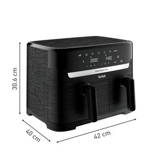 Tefal EY 901 N Dual Easy Fry Essential airfryer 8,3 L 2700 W, svart