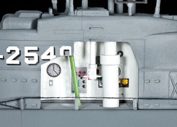 Revell U-Boot Typ XXI U 2540 &Interieur, Ubåtmodell, Monteringssett, 1:144, U-Boot Typ XXI, Alle kjønn, Plast