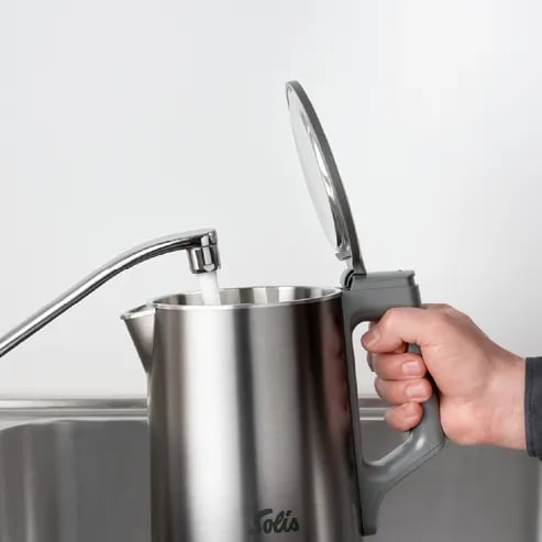 Solis S0258, 1,7 l, 1800 W, Grå, Plast, Rostfritt stål