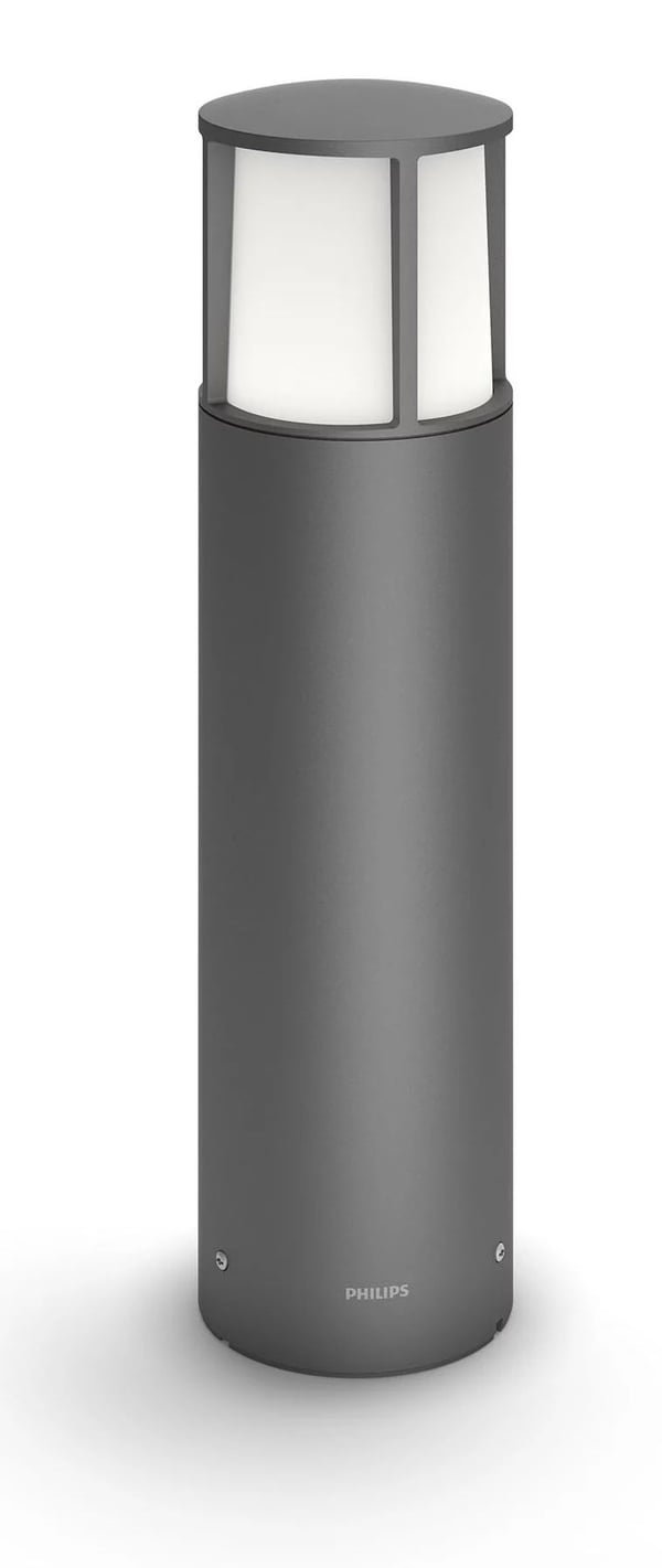 Philips myGarden Stock - Golvlampa - LED - 6 W (motsvarande 47 W) - varmt vitt ljus - antracitgrå