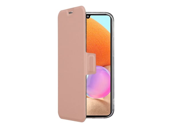Screenor Clever - Lommebok for mobiltelefon - økolær, termoplast-polyuretan (TPU) - rosa - for Samsung Galaxy A36, A56
