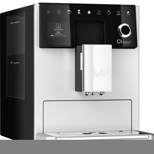 Melitta CI Touch espressomaskin 1400 W 1,8 L, F630-111, sølv