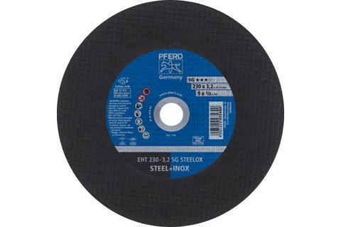 PFERD EHT 230-3,2 SG STEELOX, Stål, Rustfritt stål, PFERD, 23 cm, 6600 o/min, 25 stk