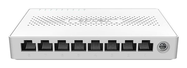Tenda SM108, 2.5G Ethernet (100/1000/2500), Kan monteres på vegg