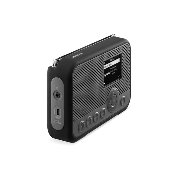 Sangean WFR-39 internetradio DAB FM oppladbar grå/svart