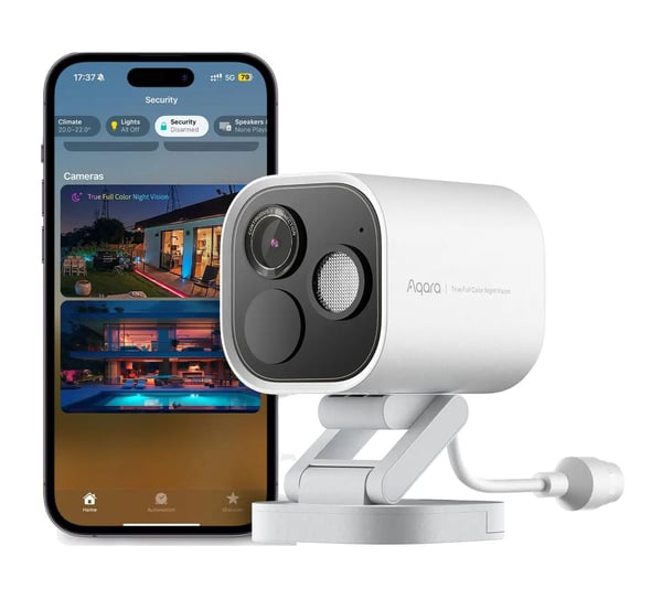 Aqara Camera Hub G5 Pro PoE, hvit, frakoblet