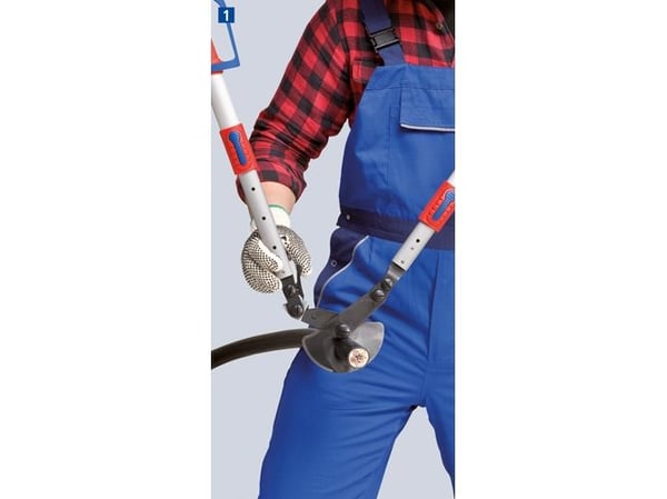 Knipex 95 32 038, Blå, Rød, Stål, 570 mm, 1,98 kg