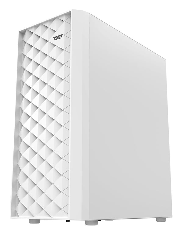 Darkflash DK351 datamaskindeksel + 4 vifter (hvit)
