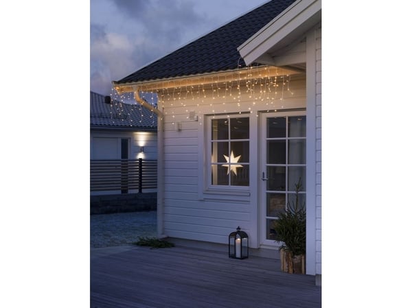 Konstsmide 2790-812, Ljusdekoration, slinga, Vit, Polyvinylklorid (PVC), Plast, Atmosfär, IP44, LED