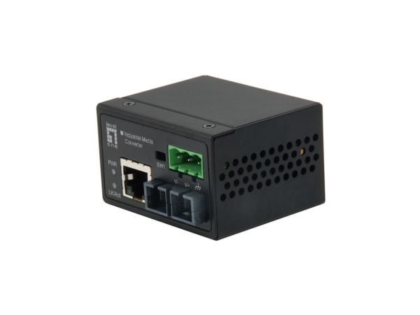 LevelOne IEC-4301 - Medieomvandlare - 100Mb LAN - 10Base-T, 100Base-FX, 100Base-TX - RJ-45 / SC enkelläge - upp till 30 km