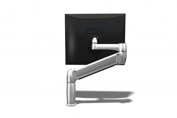 BakkerElkhuizen Space-arm, 14 kg, 75 x 75 mm, 100 x 100 mm, Höjdjustering, Gjuten aluminium