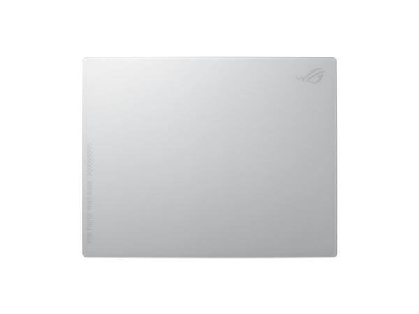 ASUS ROG Moonstone Ace L, Vit, Mönster, Silikon, Härdat glas, Halkfri bas, Gaming-musmatta