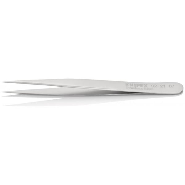 Knipex 92 21 07, Rostfritt stål, Rostfritt stål, Spetsig, Rak, 14 g, 10 mm