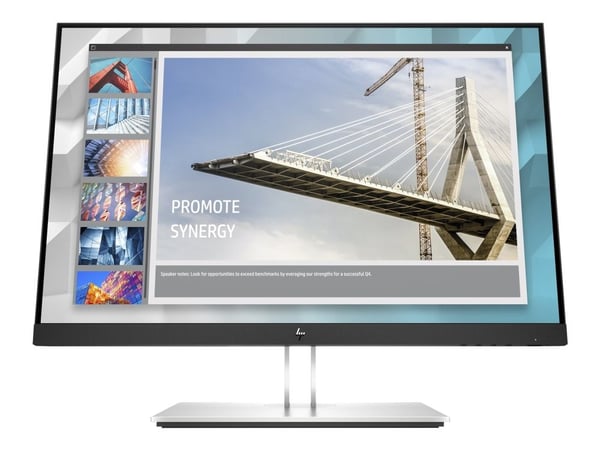 HP E24i G4 - E-Series - LED-skjerm - 24" - 1920 x 1200 WUXGA @ 60 Hz - IPS - 250 cd/m² - 1000:1 - 5 ms - HDMI, VGA, DisplayPort - svart - Smart Buy