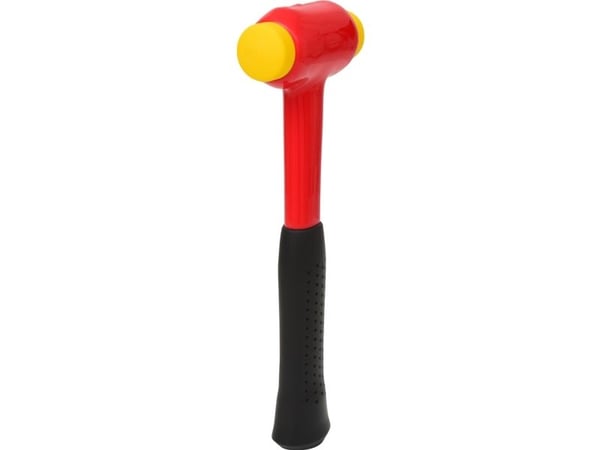 KS Tools 117.1127, Rekyylitön vasara, Poliamid, Musta, Punainen, 31 cm, 790 g, 3,5 cm
