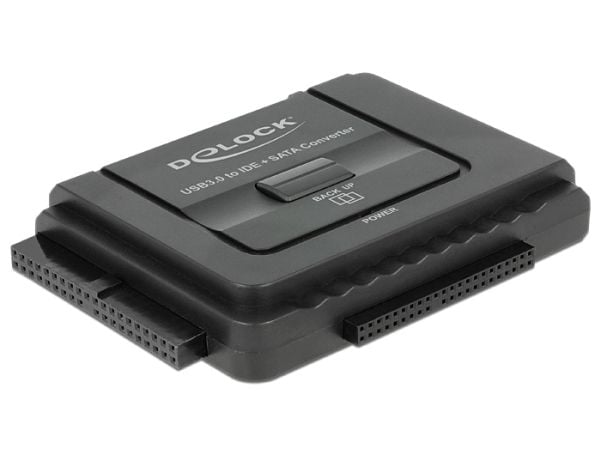 DeLOCK 61486 USB 3.0 till SATA 6 Gb/s/IDE-adapter, 40/44-pin, backupfunktion