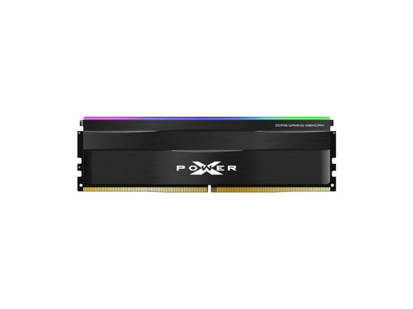 Silicon Power XPOWER Zenith DDR5 RGB Gaming UDIMM, 32 GB, 2 x 16 GB, DDR5, 6000 MHz, 288-pin DIMM, musta