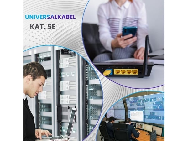 Extralink EX.32358, 50 m, Cat6, U/UTP (UTP), Hvit