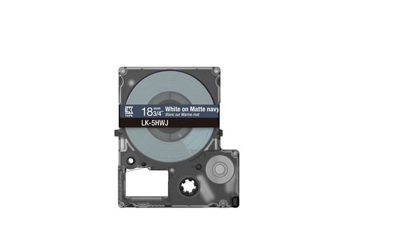 Epson LabelWorks LK-5HWJ - Matt - marinehvit - Rull (1,8 cm) 1 kassett(er) tape