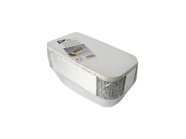 Papstar 14516, Alumiini, Hopea, 1,5 L, 242 mm, 130 mm, 70 mm