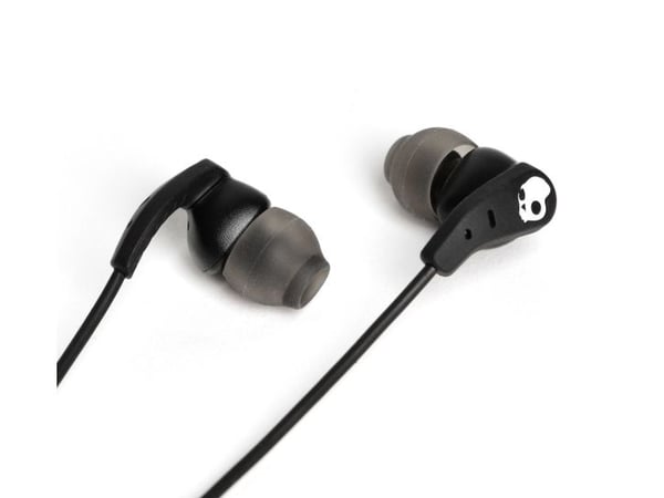 Skullcandy Set - Ørepropper med mikrofon - i øret - kablet - Lightning - lydisolerende - ekte svart