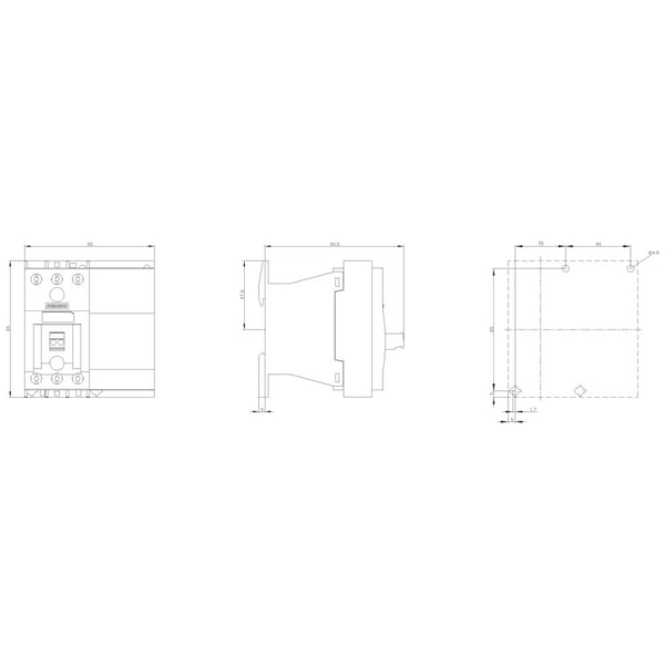 Siemens 3RF3410-1BB04 puolijohdekytkin, 2 sulkeutuvaa kosketinta, 1 kpl, IP20, 97 mm, 109 mm, 112 mm, 490 g