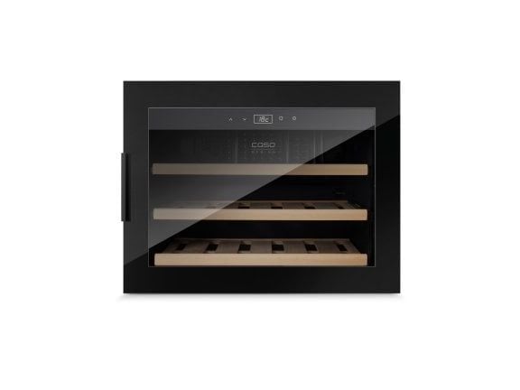 Caso WineSafe 18 EB Black, Vinkylare med kompressor, Inbyggd, 18 flaska/flaskor, 60 W, A, Svart