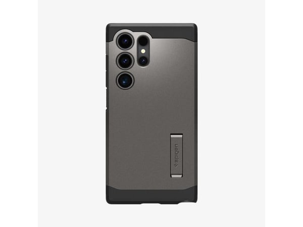 Spigen Tough Armor, Suojus, Samsung, Galaxy S24 Ultra, 17,3 cm (6.8"), musta, Harmaa