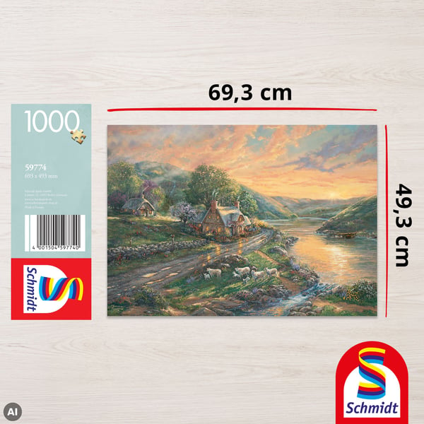 Schmidt® Spiele 59774, 1000 styck, Andra, 12 År