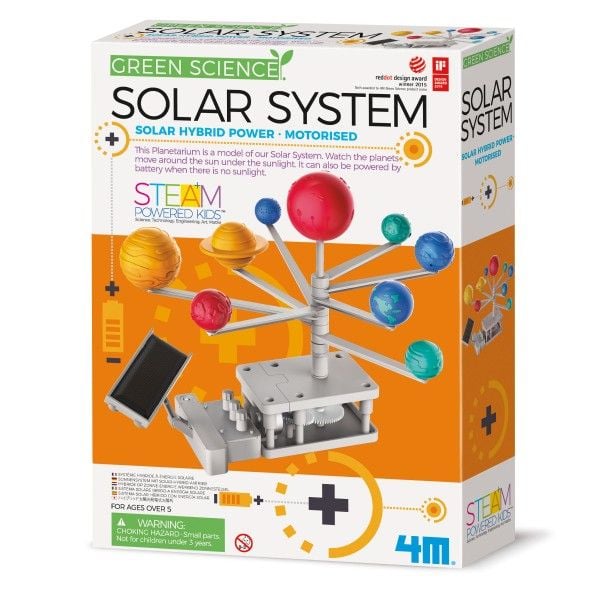 4M Green Science Solar System, Solsystemet, Astronomi, 5 år, Flerfarget