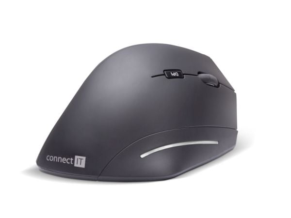 Connect IT CMO-2510-BK, Høyre hendt, Optisk, Bluetooth, 1600 DPI, Sort