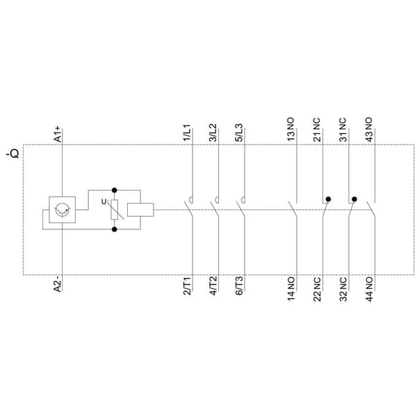 Siemensin releet ja kontaktorit, 114 mm, 83 mm, 188 mm, 134 mm, 1,21 kg, 1 kpl