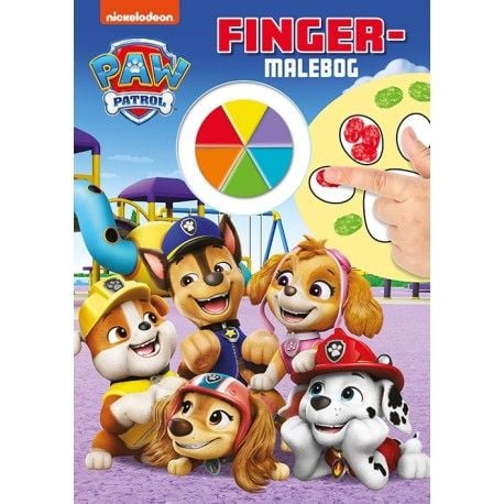 Paw Patrol - fingerfärgsbok