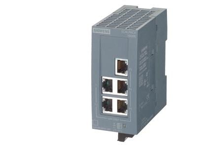 Siemens 6GK50050BA001AB2, Ohanterad, L2, Fast Ethernet (10/100), Monteringsbar på väggen