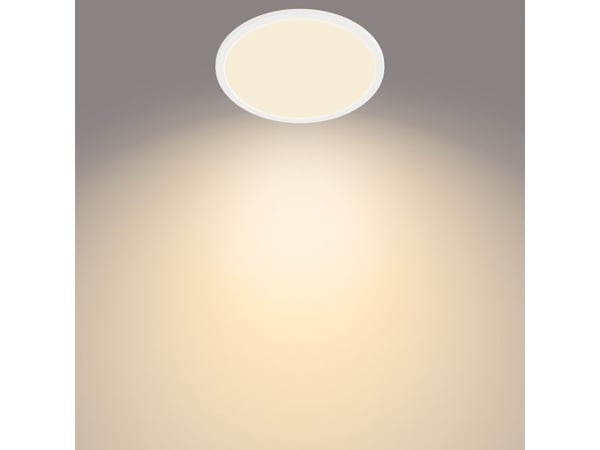 Philips Superslim CL550 - Vägg-/taklampa - LED - 15 W - 2700 K - rund - vit