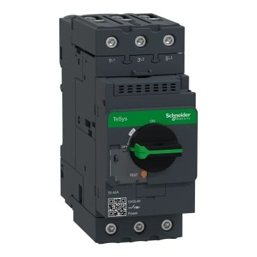 Schneider Electric GV3P25, Motorstartare, Svart, 50/60 hz, -20 - 60 ° C, -40 - 80%, 55 mm