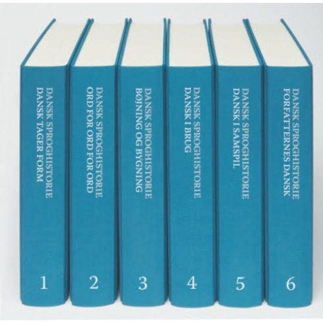 Tanskan kielen historia 1-6 | Ebba Hjorth, Henrik Galberg Jacobsen, Bent Jørgensen, Birgitte Jacobsen, Merete Korvenius Jørgensen ja Laurids Kristi...