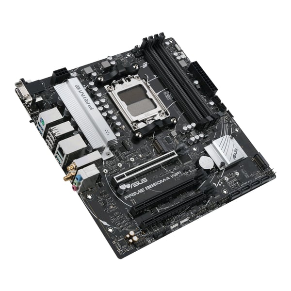 ASUS Prime B650M-A WIFI - Emolevy - micro-ATX - LGA1700-asennuspaikka - sisäinen grafiikka (CPU tarvitaan) - HD Audio (8-kanavainen)