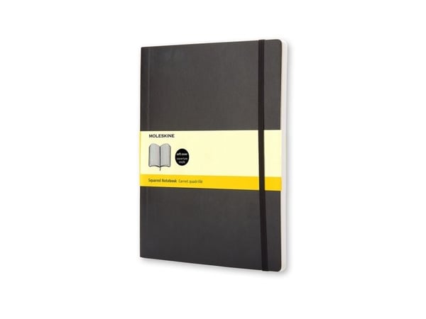 Moleskine 805-12-7289-529-2, Monokromatisk, Sort, Matt, 70 g/m², Rute papir, Innbundet (hardcover)