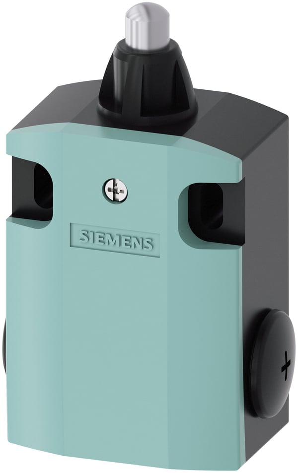 Siemens 3SE51220LC02 3SE5122-0LC02 Pysäytyskosketin 6 A Kytkentäpuskuri, Ruostumattomasta teräksestä valmistettu puskuri IP66, IP67 1 kpl 1 kpl
