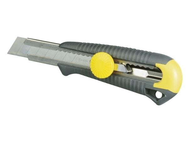 Stanley Cutter MPO (18 mm terän leveys, 165 mm terän pituus, ruostumattomasta teräksestä valmistettu teräohjain, ergonominen kahva) 0-10-418